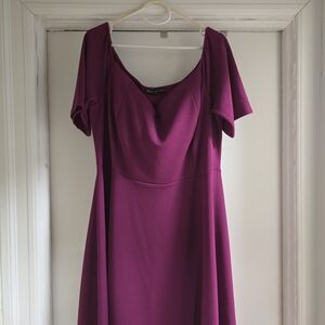 Fashion to Figure Magenta Midi Dress